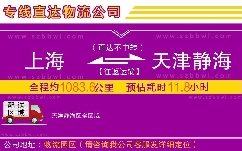 上海到天津靜海區(qū)物流公司