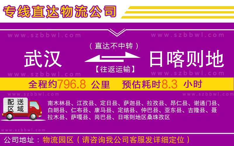 武漢到日喀則地區(qū)物流公司