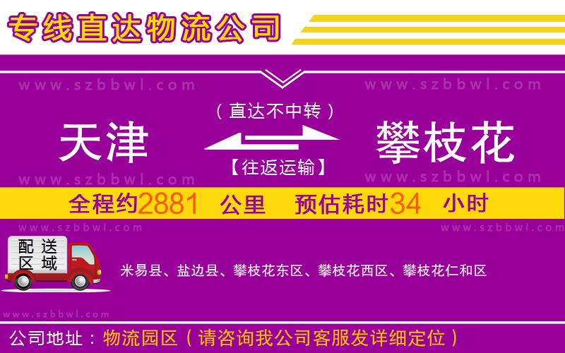 天津到攀枝花物流公司