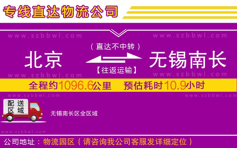 北京到無(wú)錫南長(zhǎng)區(qū)物流專線
