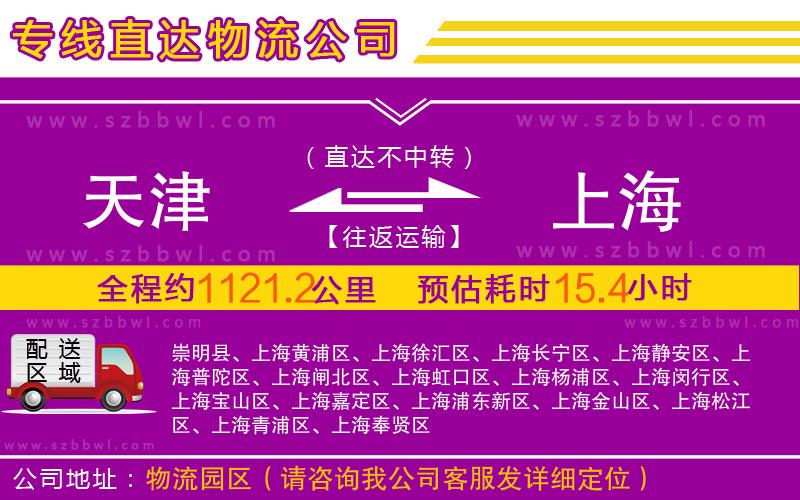 天津到上海物流專(zhuān)線