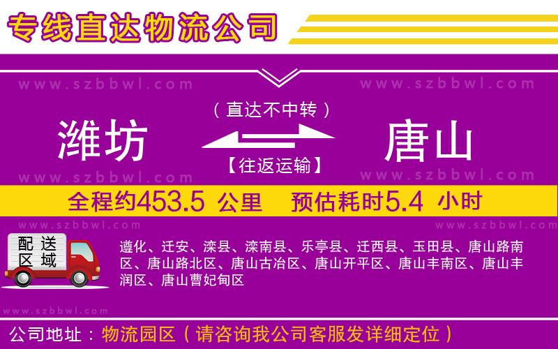 濰坊到唐山物流公司