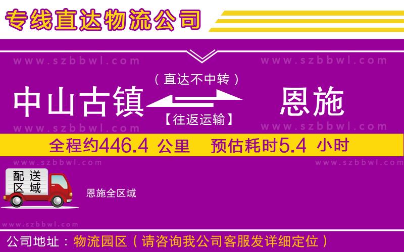 中山古鎮(zhèn)到恩施物流專線