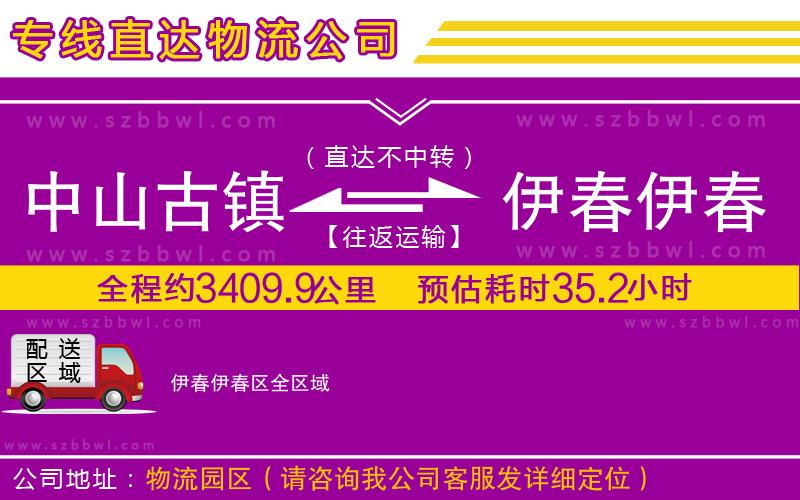 中山古鎮(zhèn)到伊春伊春區(qū)物流專(zhuān)線(xiàn)