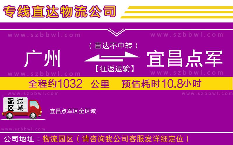 廣州到宜昌點(diǎn)軍區(qū)物流專(zhuān)線(xiàn)