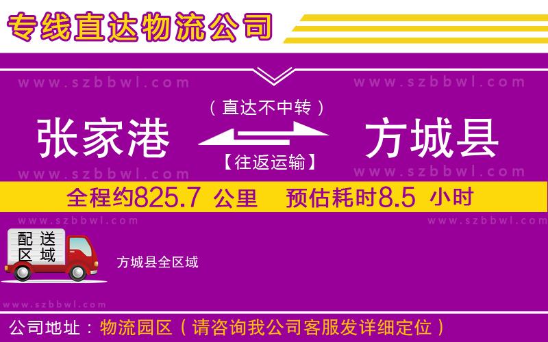 張家港到方城縣物流專(zhuān)線