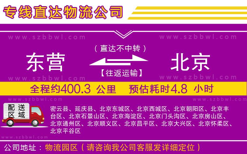 東營(yíng)到北京物流專(zhuān)線