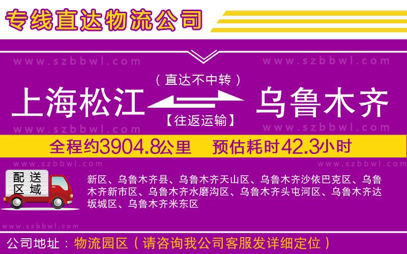 上海松江區(qū)到烏魯木齊物流公司