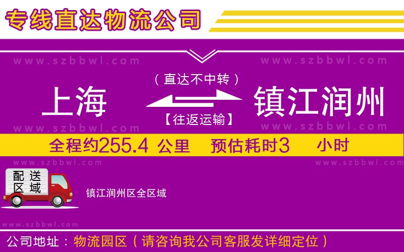 上海到鎮(zhèn)江潤州區(qū)物流專線