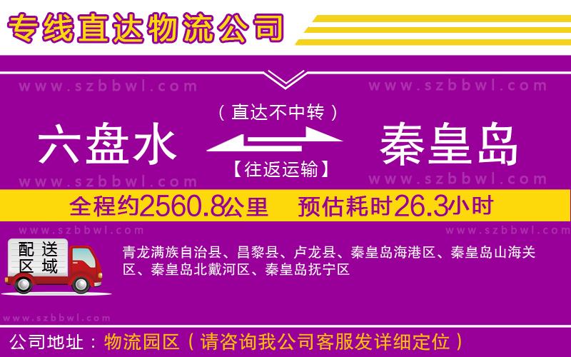 六盤水到秦皇島物流專線