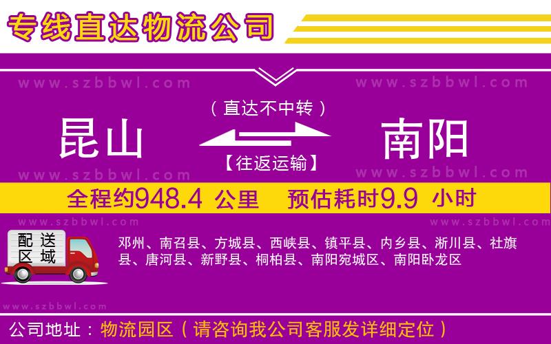 昆山到南陽貨運專線