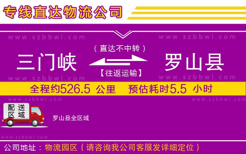 三門峽到羅山縣物流公司