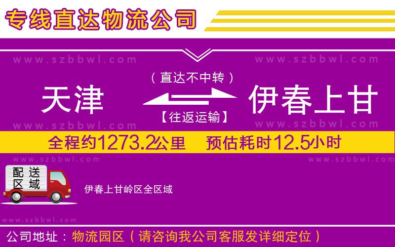 天津到伊春上甘嶺區(qū)物流公司