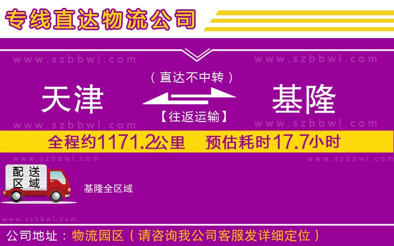 天津到基隆貨運專線