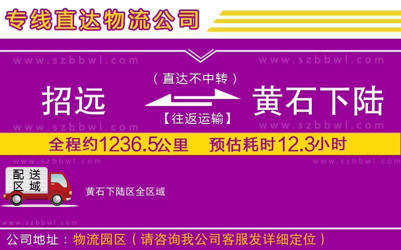 招遠(yuǎn)到黃石下陸區(qū)物流公司