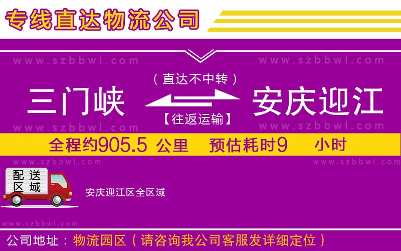 三門峽到安慶迎江區(qū)物流專線