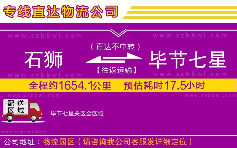 石獅到畢節(jié)七星關(guān)區(qū)貨運(yùn)專線