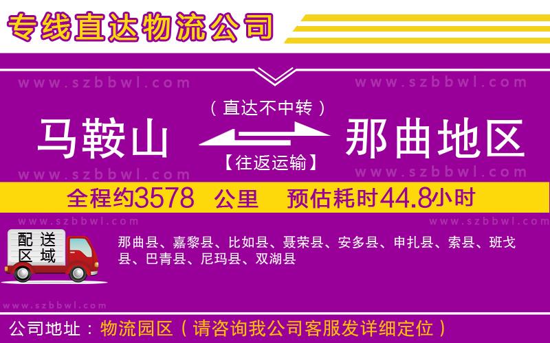 馬鞍山到那曲地區(qū)物流公司