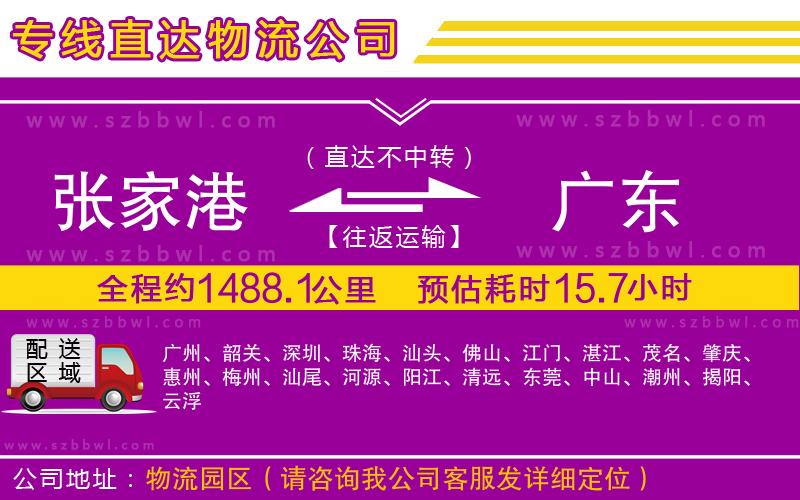 張家港到廣東貨運(yùn)專(zhuān)線