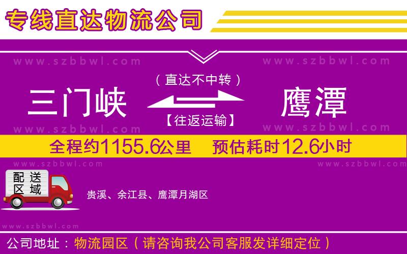 三門峽到鷹潭物流專線