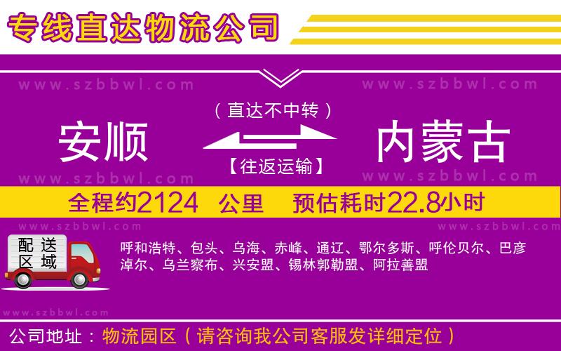 安順到內(nèi)蒙古物流專線