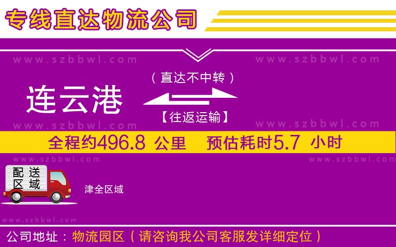 連云港到津貨運(yùn)專(zhuān)線