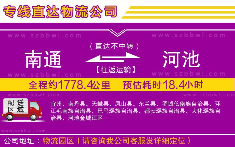 南通到河池物流專(zhuān)線(xiàn)