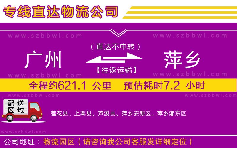 廣州到萍鄉(xiāng)貨運(yùn)專(zhuān)線(xiàn)