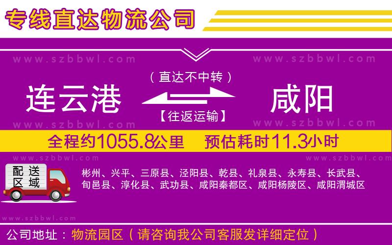 連云港到咸陽貨運專線