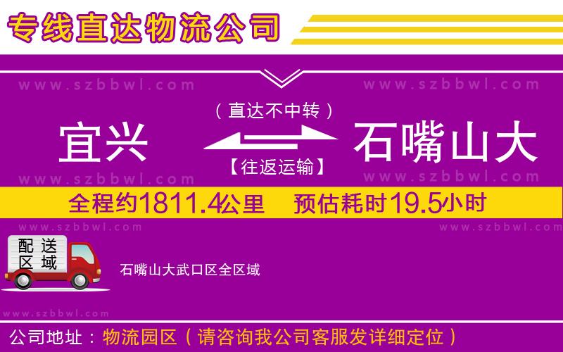 宜興到石嘴山大武口區(qū)貨運(yùn)專線