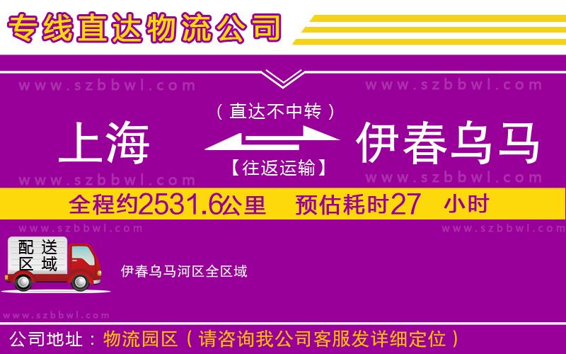 上海到伊春烏馬河區(qū)貨運(yùn)專(zhuān)線(xiàn)