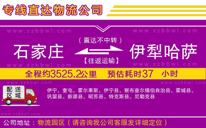 石家莊到伊犁哈薩克自治州貨運(yùn)專(zhuān)線