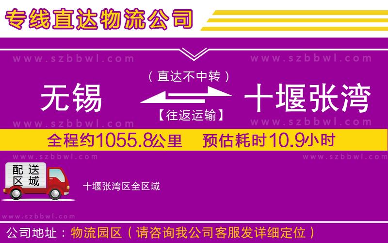 無錫到十堰張灣區(qū)物流公司