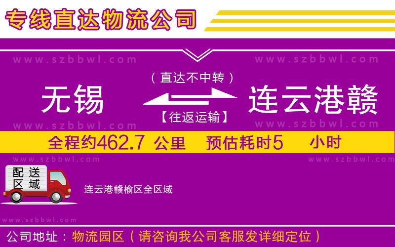 無錫到連云港贛榆區(qū)物流專線