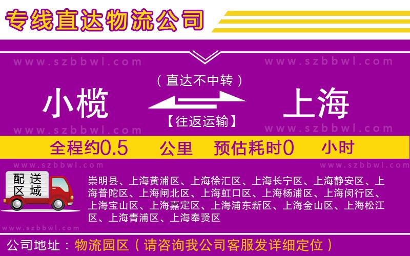小欖到上海貨運公司