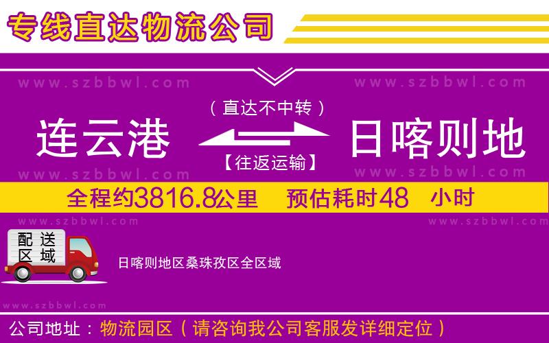 連云港到日喀則地區(qū)桑珠孜區(qū)貨運專線