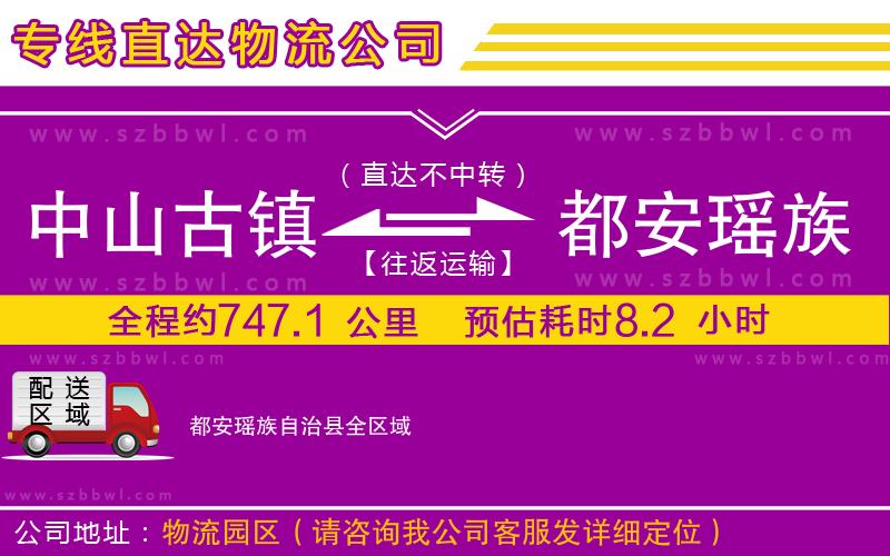 中山古鎮(zhèn)到都安瑤族自治縣物流專線