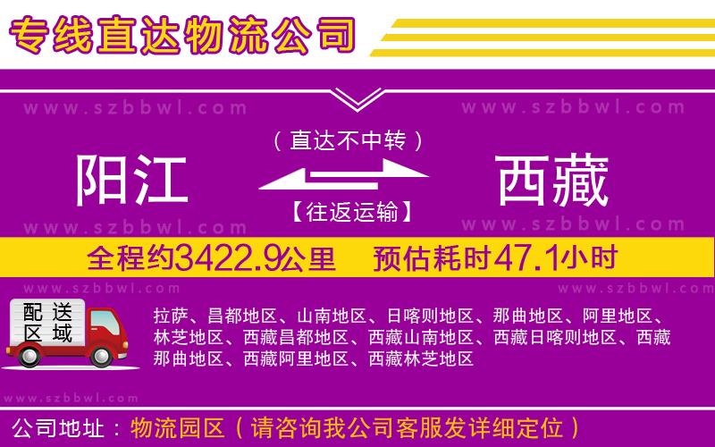 陽(yáng)江到西藏貨運(yùn)專線