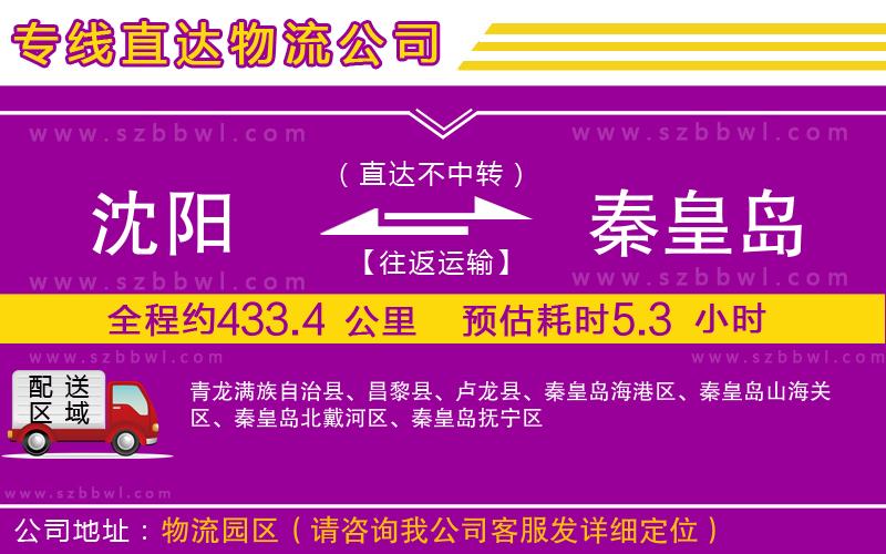 沈陽(yáng)到秦皇島貨運(yùn)專線