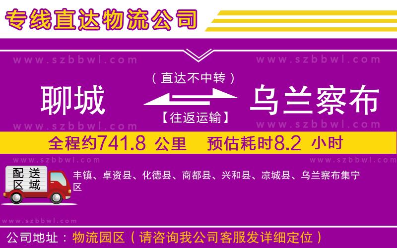 聊城到烏蘭察布貨運專線