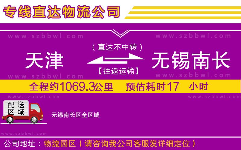 天津到無錫南長(zhǎng)區(qū)物流專線